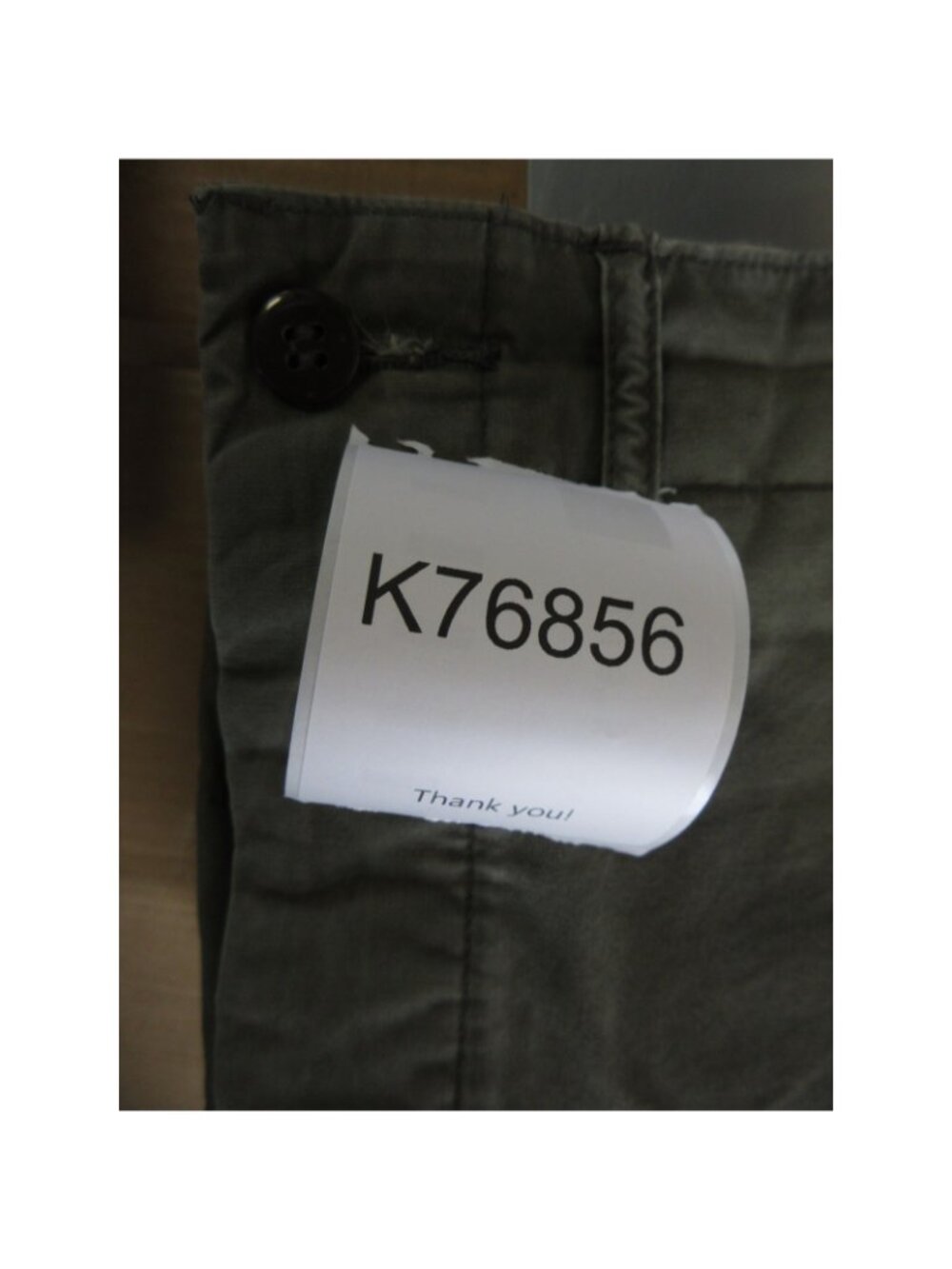 RRL Ralph Lauren Pants 32X32 Military Field Cloth Utility Button Fly - Picture 13 of 13